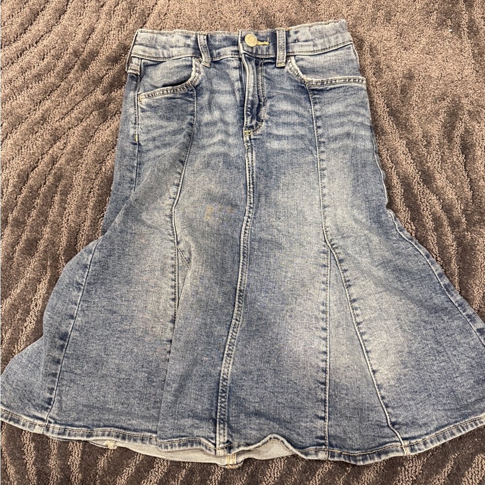 H&M girls denim skirt